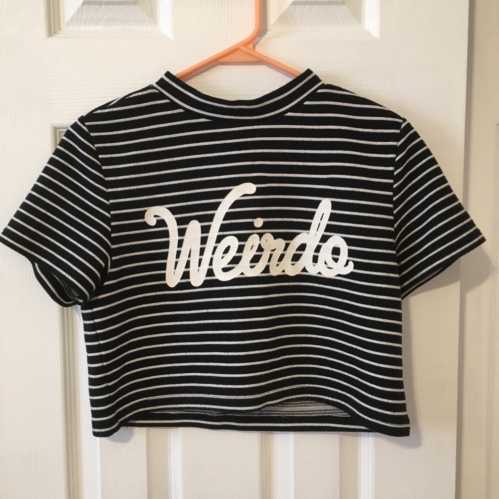 crop top w stripes